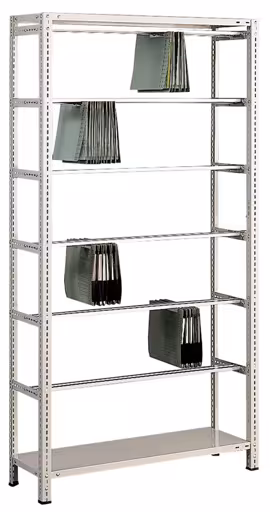 Basisplank, schroefpendelnietmachineplank "Zippel", 2000 x 1000 x 350 mm, RAL 7035 lichtgrijs, 6 pendelstangen van Schulte Lagertechnik uit het assortiment kantoorrekken