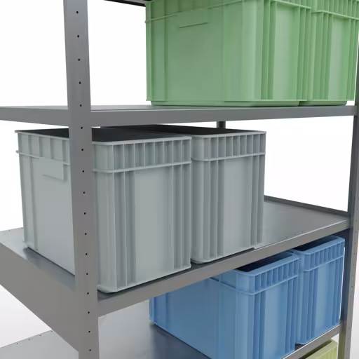 Extra afbeelding van het artikel insteeksysteem basisplank 2500x1300x800 mm, type 250 kg, verzinkt vanaf basisplank