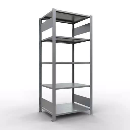 Afbeelding nr. 11 van het artikel, kantoorreksysteem MULTIplus150, 1800 x 750 x 600 mm, 5 legborden, verzinkt, zonder middenaanslag uit de productgroep kantoorrekken van Schulte Lagertechnik