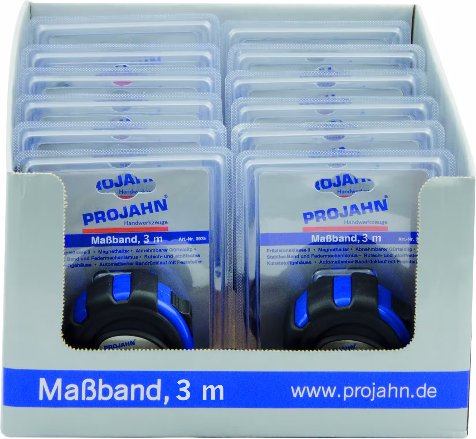 Meetlint met magneet en 2-componenten behuizing van het merk PROJAHN uit de categorie meetlinten, linialen, waterpassen en meetklokken