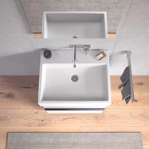Duravit C.1 monoknop wastafelmengkraan, inbouwuitloop 225 mm, zonder bedieningshendel, chroom Hansgrohe