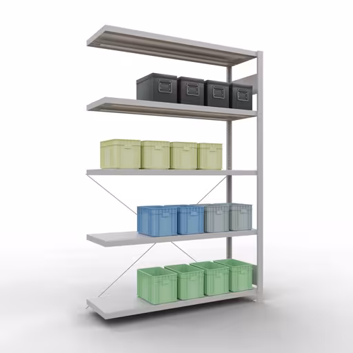 Figuur nr. 10 van het artikel insteeksysteem opzetplank 2000x1300x400 mm, type 250 kg, lichtgrijs uit de productgroep insteeksysteem van het merk Schulte Lagertechnik.