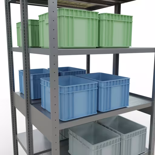 Basisplank, dubbele plank, rekkensysteem MULTIplus250, 2500 x 1000 x (2x500) mm, 2x6 planken, kruisschoor, gegalvaniseerd van Schulte Lagertechnik uit de categorie rekken