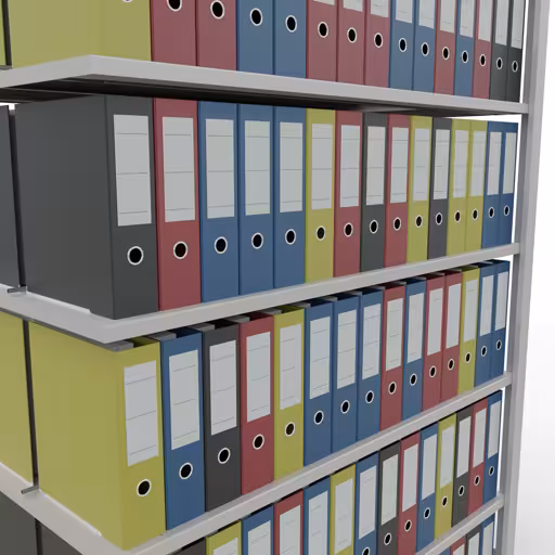 Figuur nr. 13 van het artikel aanbouwrekken, kantoorrekken, insteeksysteem MULTIplus150, 2300 x 1300 x 600 mm, 7 planken, met middenaanslag, lichtgrijs uit de productgroep kantoorrekken van het merk Schulte Lagertechnik.