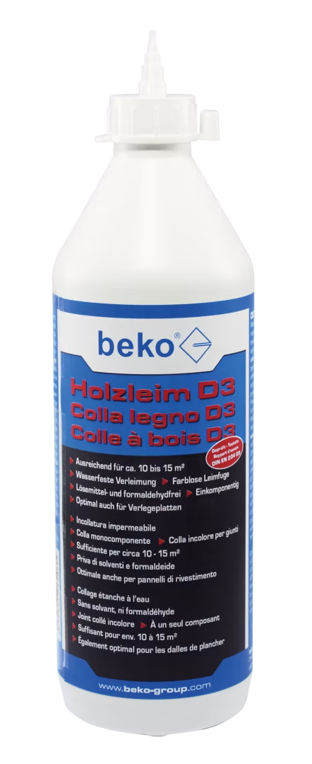 beko houtlijm D3 wit 1 kg van Beko beko houtlijm D3 wit 1 kg uit de lijmcategorie met art.nr. 264 1 1000