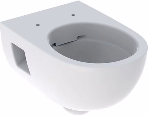 Geberit Renova wandtoilet, diepe spoeling, halfgesloten ontwerp, randloos, wit, van het merk Geberit Geberit Renova wandtoilet, diepe spoeling, halfgesloten ontwerp, randloos, wit, uit de categorie wandtoiletten met artikelnummer 6000512552