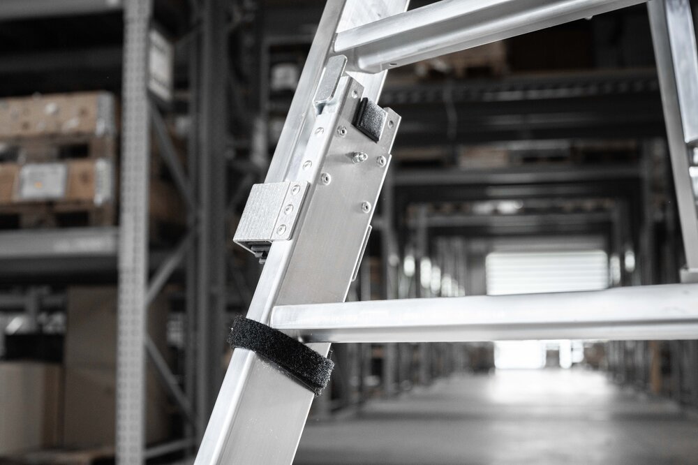 Munk trapladder, dubbelzijdige toegang, 2x4 treden