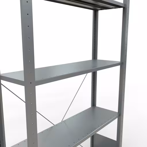 Figuur nr. 16 van het artikel basisrek, legplank-insteeksysteem MULTIplus85, 2000 x 1000 x 300 mm, 5 legborden, verzinkt uit de productgroep insteeksysteem van het merk Schulte Lagertechnik.