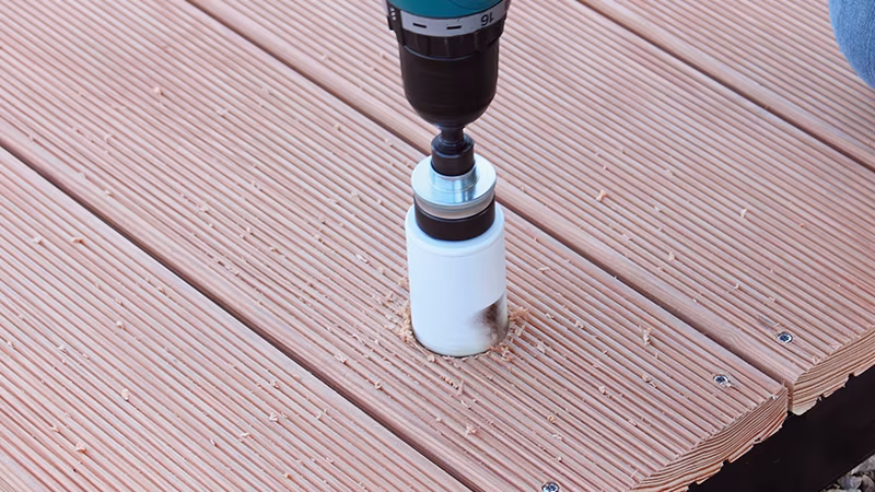 beko HM gatenzaag Ø 44 x 65 mm, 4-delig Holz, Veranda, Deck, Sperrholz, Hartholz