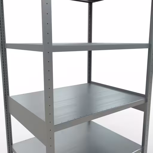 Productafbeelding nr. 7 van het artikel basisplank, legbord, insteeksysteem MULTIplus250, 2500 x 1000 x 800 mm, 6 legborden, kruisschoor, verzinkt uit het assortiment insteeksysteem van het merk Schulte Lagertechnik