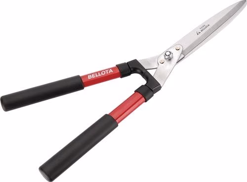 Heggenschaar, totale lengte 630 mm, bladlengte 200 mm, recht blad, merk BELLOTA. Heggenschaar, totale lengte 630 mm, bladlengte 200 mm, BELLOTA, uit de categorie tuinscharen, takkenscharen en boomscharen, artikelnummer 4000815748