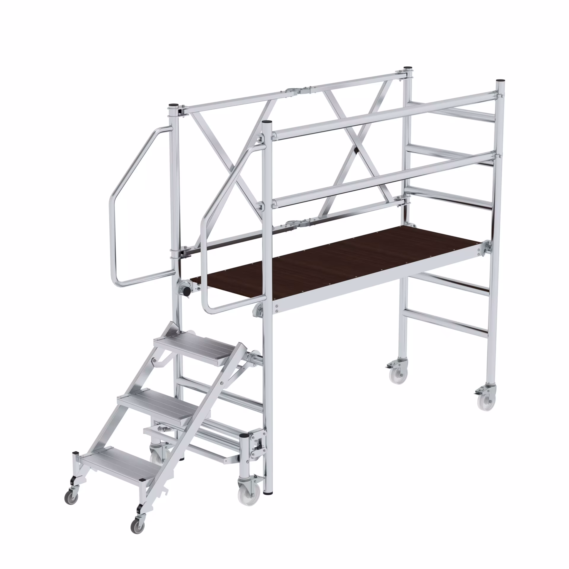 Montageplatform met traptoegang van het merk Munk uit het assortiment steigers