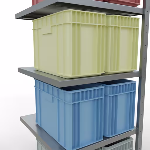 Aanbouwrekken, rekken, insteeksysteem MULTIplus250, 2000 x 750 x 800 mm, 5 legborden, lengtestangen, verzinkt van Schulte Lagertechnik uit het assortiment insteeksysteem