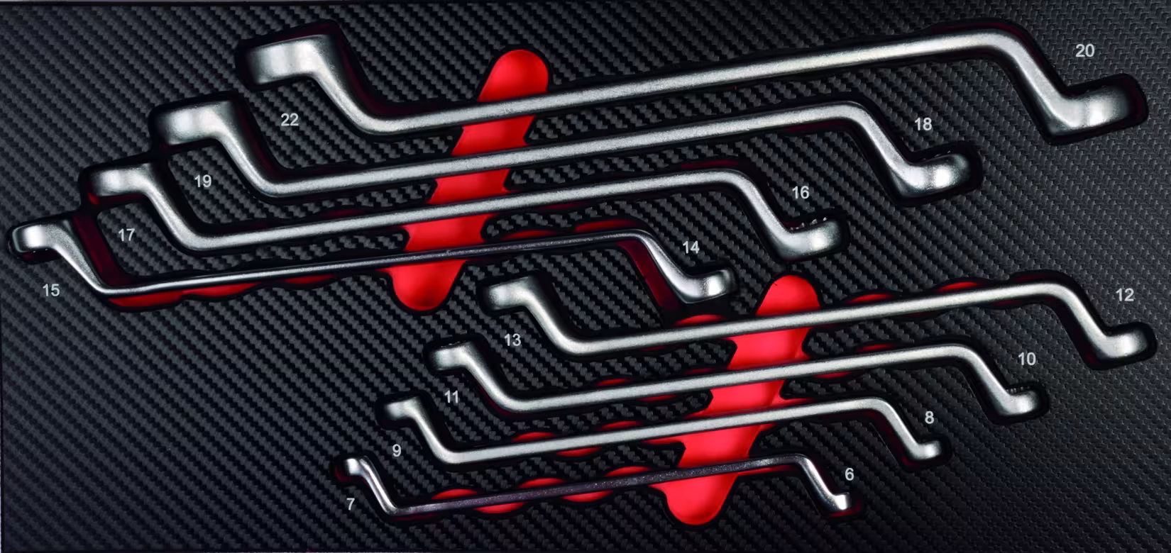 Dubbele ringsleutelinzet 8 stuks uit de categorie ring en dubbele ringsleutel met GTIN 4000146590317 Inzet dubbele ringsleutel metrisch van het merk PROJAHN uit de categorie ring en dubbele ringsleutel