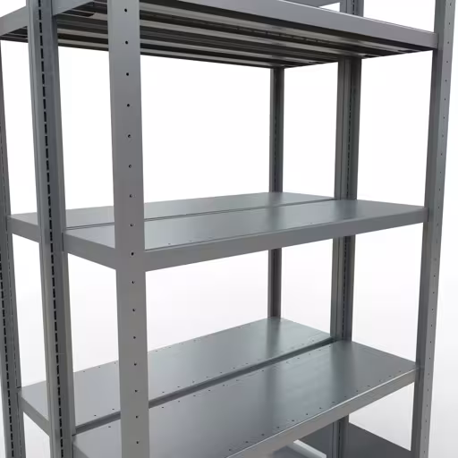 Basisplank, dubbele plank, legbord, insteeksysteem MULTIplus250, 2000 x 1000 x (2x300) mm (HxBxD), 2x5 legborden, lengtestangen, verzinkt met artikelnr. 17930 Basisplank, dubbele plank, rekkensysteem MULTIplus250, 2000 x 1000 x (2x300) mm, 2x5 planken, lengtestangen, verzinkt van Schulte Lagertechnik uit de categorie rekken