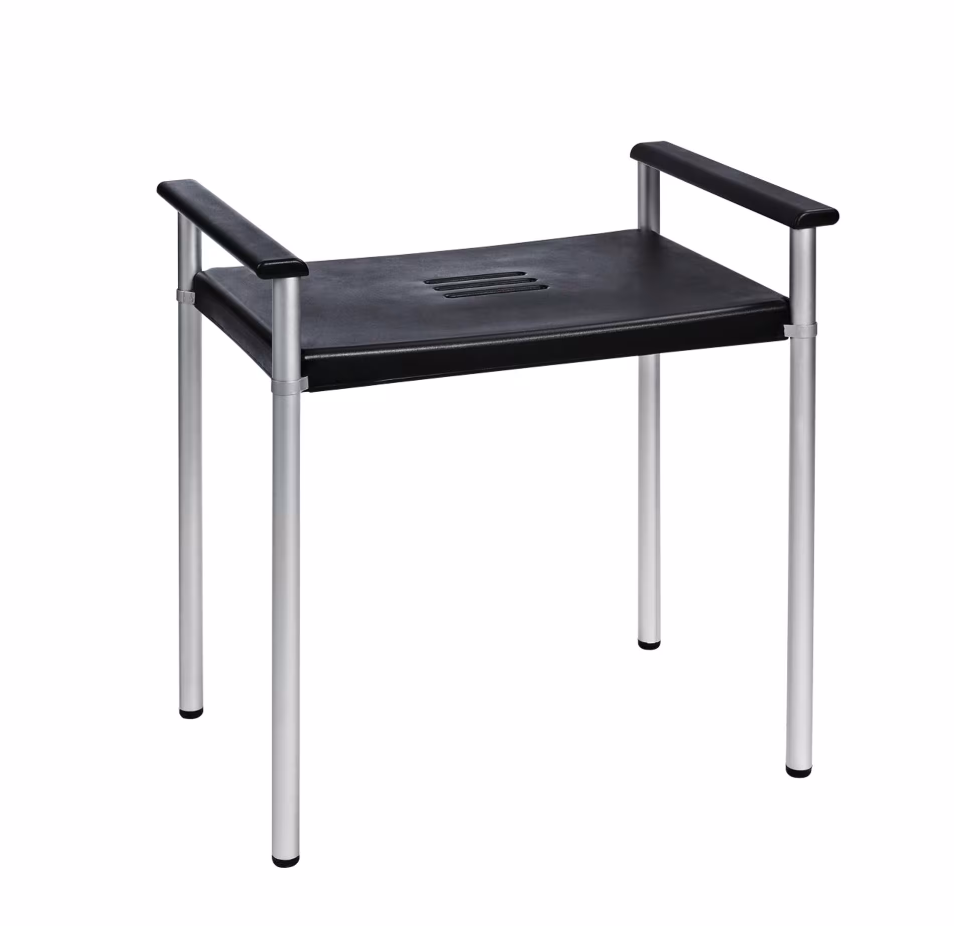 Badkamerkruk Zac, zwart, krukken, stoelen, kruk, art.nr. A0220010