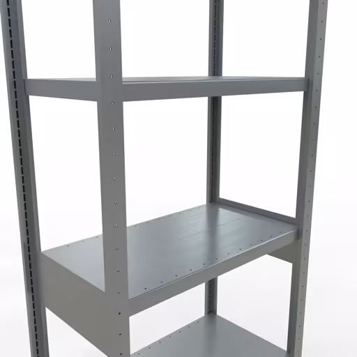Figuur nr. 15 van het artikel basisplank, legplank, insteeksysteem MULTIplus250, 2500 x 750 x 400 mm, 6 legborden, lengtestangen, verzinkt uit de insteeksysteem productgroep van Schulte Lagertechnik.