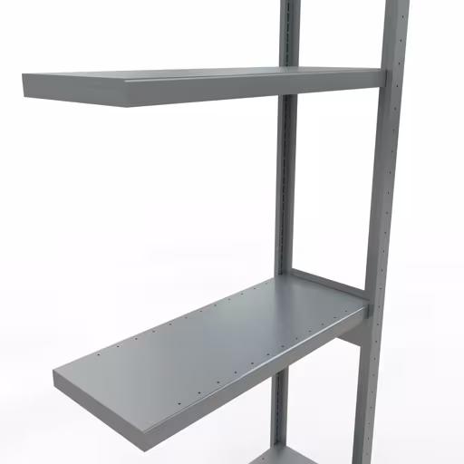 Afbeelding nr. 13 van het artikel aanbouwrekken, legbordstellingen, insteeksysteem MULTIplus250, 3000 x 750 x 300 mm, 7 legborden, lengtestangen, verzinkt uit de productgroep insteeksysteem van Schulte Lagertechnik