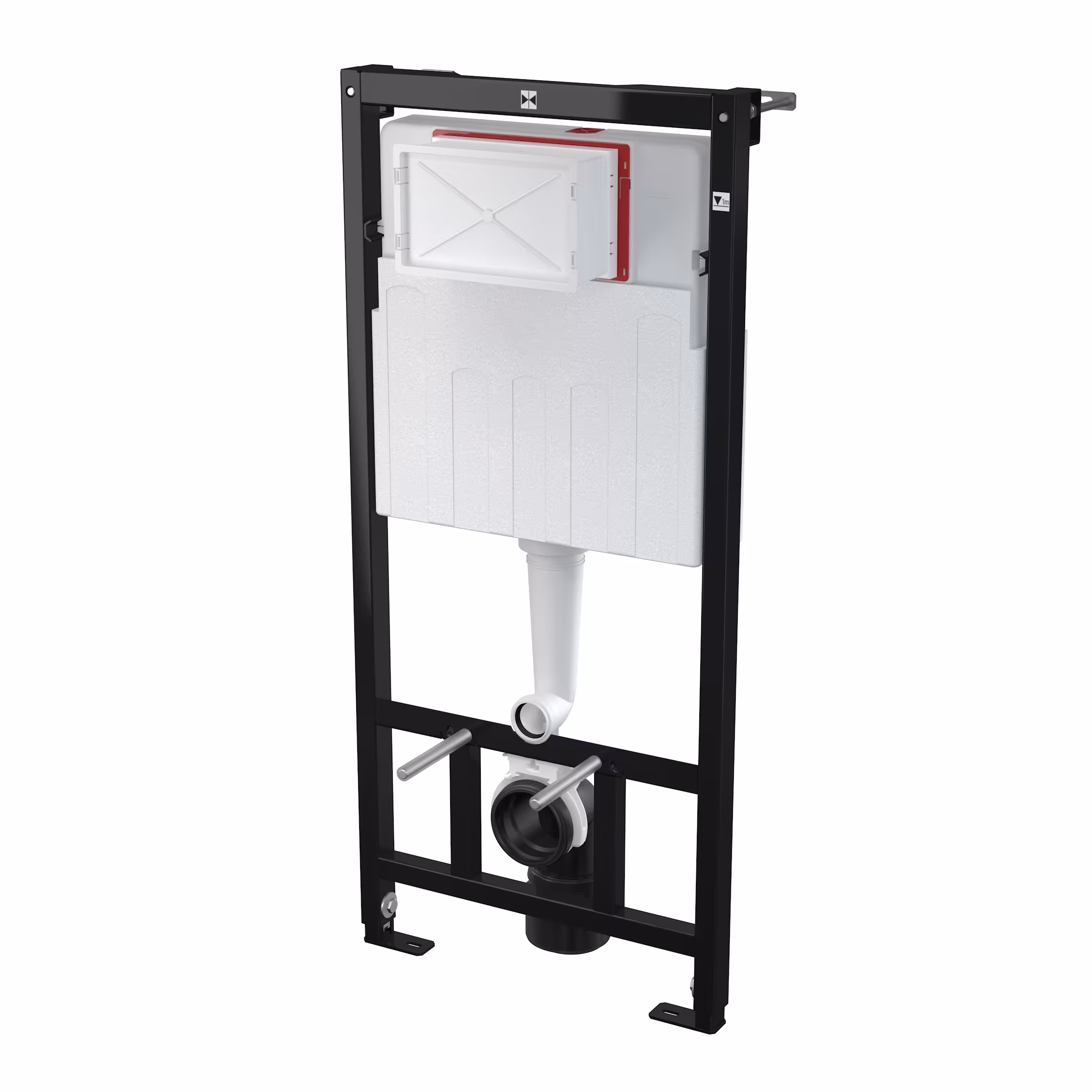 AM101 toiletmontage-element | Inbouwspoelreservoir voor wandmontage, inbouwhoogte 1200 mm uit de categorie sanitair keramiek montagemateriaal met GTIN 8595580549398 AlcaPlast AM101 toiletmontage-element | Inbouwspoelreservoir voor wandmontage van het merk AlcaPlast uit de categorie sanitairkeramisch montagemateriaal