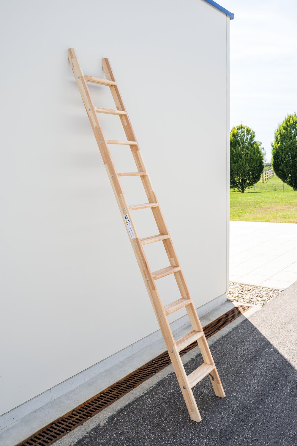 Milieubild 3811625 Munk houten trap zonder trapleuning 6 treden