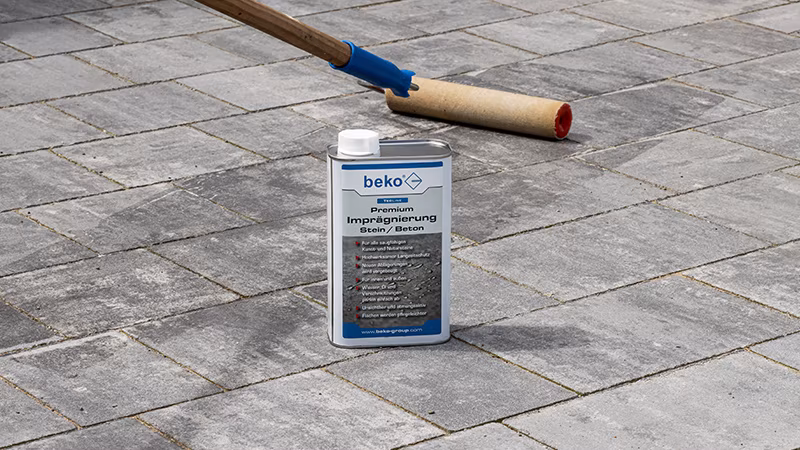 TecLine Premium Impregnatie Steen/beton 1 liter Pfad, Gehweg, Steinplatte, Reinigen, Zinn