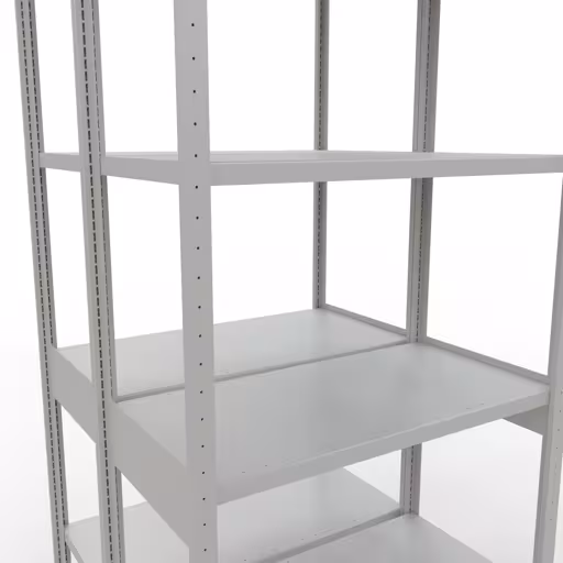 Productafbeelding nr. 13 van het artikel basisplank, dubbele plank, legbord insteeksysteem MULTIplus250, 3000 x 1000 x (2x500) mm, 2x7 legborden, RAL 7035 lichtgrijs uit het assortiment legborden van het merk Schulte Lagertechnik