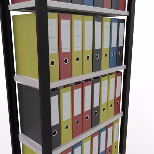 Basisplank, kantoorrek, insteeksysteem MULTIplus85, 2300 x 750 x 300 mm, 7 planken, kruisschoor, zonder aanslaglijst, zwart/lichtgrijs van Schulte Lagertechnik uit de categorie kantoorrekken