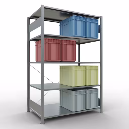 Productafbeelding nr. 14 van het artikel insteeksysteem basisplank 2000x1300x800 mm, type 150 kg, verzinkt uit het insteeksysteem assortiment van Schulte Lagertechnik