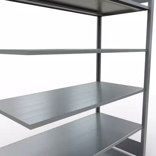 Afbeelding nr. 11 van het artikel, kantoorrekken, insteeksysteem MULTIplus150, 2000 x 1300 x 600 mm, 6 legborden, verzinkt, zonder middenaanslag uit de productgroep kantoorrekken van Schulte Lagertechnik