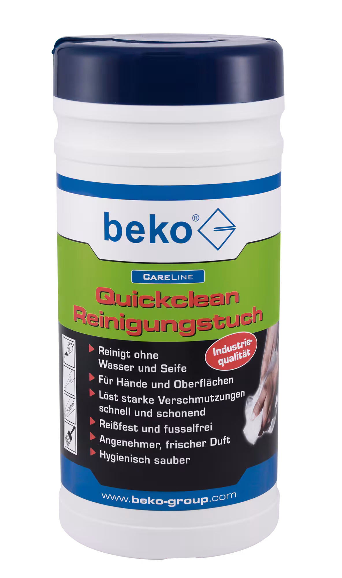 CareLine Quickclean schoonmaakdoekje van Beko CareLine Quickclean reinigingsdoek uit de categorie handreiniger met art.nr. 299 3 100