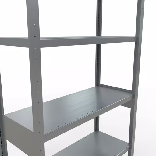 Figuur nr. 15 van het artikel basisrek, legplank, insteeksysteem MULTIplus330, 2500 x 1000 x 400 mm, 6 legborden, lengtestangen, verzinkt uit de insteeksysteem productgroep van Schulte Lagertechnik.