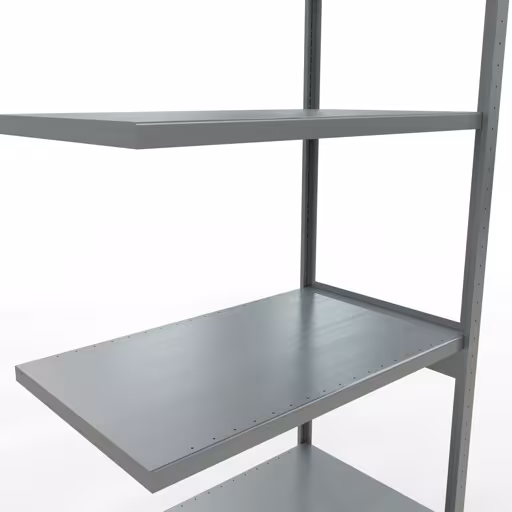 Afbeelding nr. 15 van het artikel aanbouwrekken, legbordstellingen, insteeksysteem MULTIplus250, 3000 x 1000 x 600 mm, 7 legborden, lengtestangen, verzinkt uit de productgroep insteeksysteem van Schulte Lagertechnik.