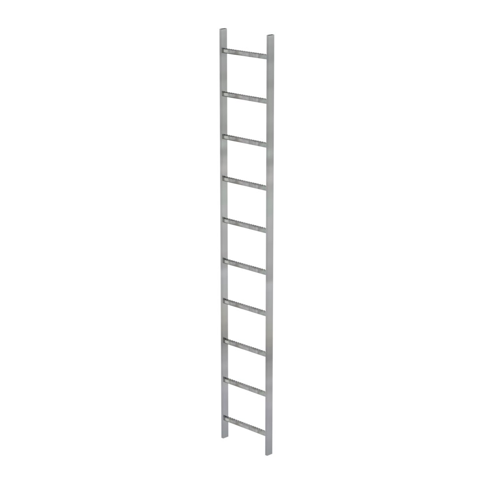 Munk schachtladder, staal, thermisch verzinkt, 400 mm vrije breedte, 10 sporten, van Günzburger Steigtechnik Munk schachttrap, staal, thermisch verzinkt, 300 mm vrije opening, uit de categorie schachttechnologie, artikelnummer 061010