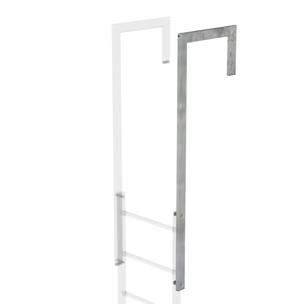 Munk schuine uitstapstijl, gegalvaniseerd staal, van Günzburger Steigtechnik Munk schuine uitgangstrap uit de categorie Klimuitrusting Accessoires & Reserveonderdelen met artikelnummer 063049