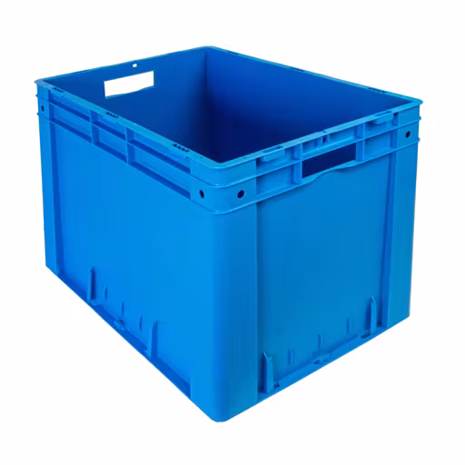 Eurostapelbak 420 x 400 x 600, blauw, PP van Schulte Lagertechnik uit het plug-in systeem assortiment