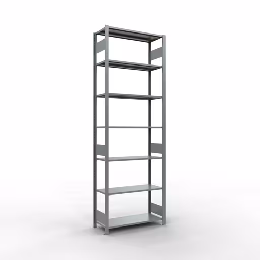Basisplank, legbord, insteeksysteem MULTIplus85, 3000 x 1000 x 400 mm, 7 legborden, verzinkt van het merk Schulte Lagertechnik uit het assortiment insteeksysteem