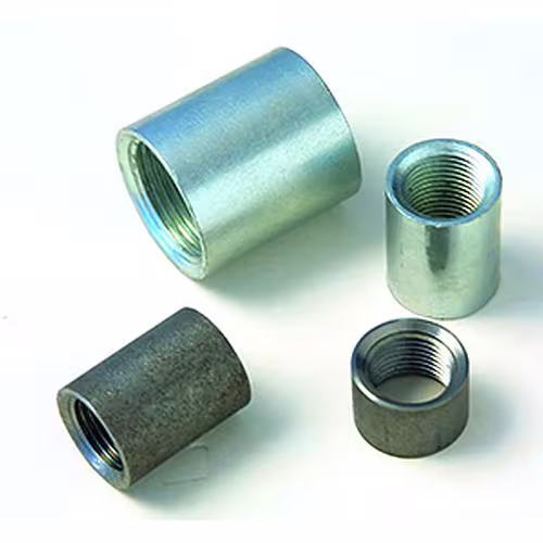 Atusa halve stalen huls zwart, lasfittingen zwart, art.nr. M1400006