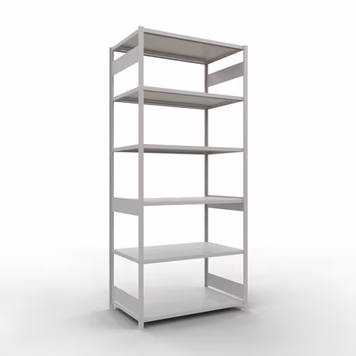 Figuur nr. 12 van het artikel basisplank, legplank, insteeksysteem MULTIplus250, 3000 x 1300 x 800 mm, 7 legborden, lengtestangen, RAL 7035 lichtgrijs uit de insteeksysteem productgroep van Schulte Lagertechnik.