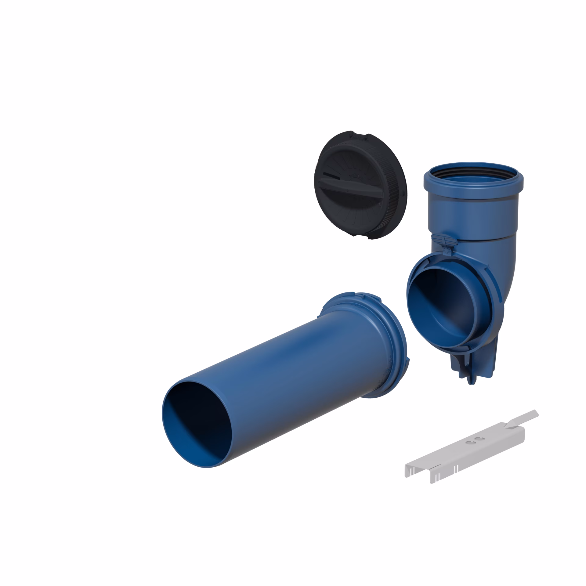 CB Set - Steunboog D 80 korte VA rail van Skoberne CB Set - Steunboog D 80 korte VA-rail uit de categorie kunststof uitlaatsysteem met artikelnr. 761193