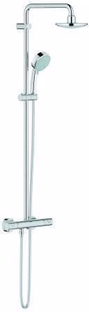 GROHE Tempesta C 160 27922 douchesysteem met thermostaat, 390 mm douchearm, chroom, van het merk Shower Sets/Systems/Accessories GROHE Tempesta C 160 27922 douchesysteem met thermostaat, 390 mm douchearm, chroom, uit de categorie Douchesets/Systemen/Accessoires met artikelnummer 6000516279