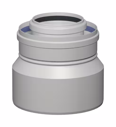 CB AZ reductie D 80/125 - 60/100 van Skoberne CB AZ reductie D 80/125 - 60/100 uit de categorie kunststof uitlaatsystemen met artikelnr. 760154