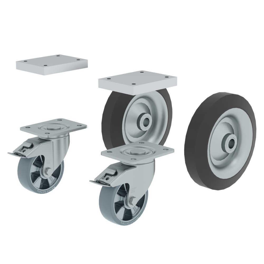 Munk elektrisch geleidende rollenset voor tankwagenladders uit de categorie Speciale Ladders, Professionele Producten met artikelnummer 301324