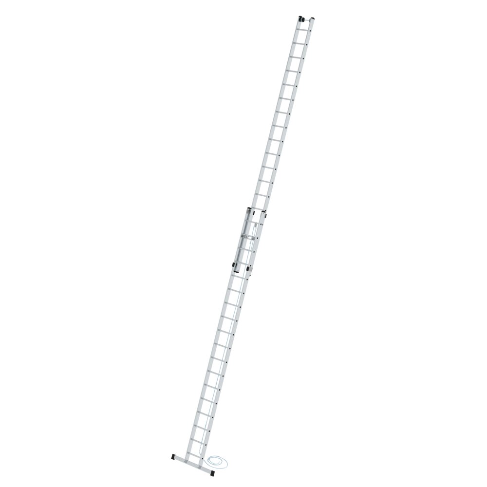 Munk 2-delige touwladder met standaardtraverse, 2x18 sporten, van Günzburger Steigtechnik Munk 2-delige touwladder met standaard dwarsbalk uit de categorie uitschuifladders, touwladders met artikelnummer 021718