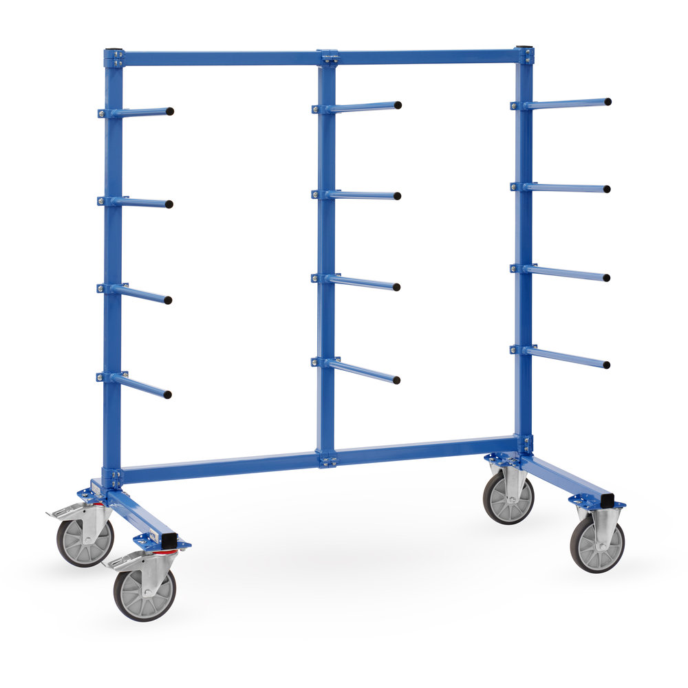 Draagarmwagen merk Fetra 4619, lengte 2000 mm Enkelzijdige schuine draagarmwagen, 800 mm breed, uit de categorie wagen met artikelnummer 4619