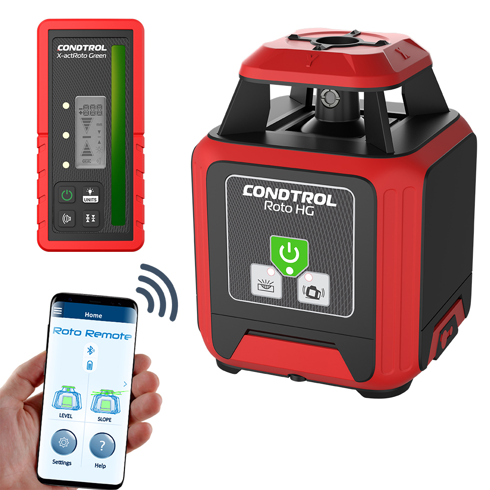 Horizontale roterende laser met GROENE laserstraal Roto HG uit de categorie roterende lasers met onderdeelnummer 7-2-087