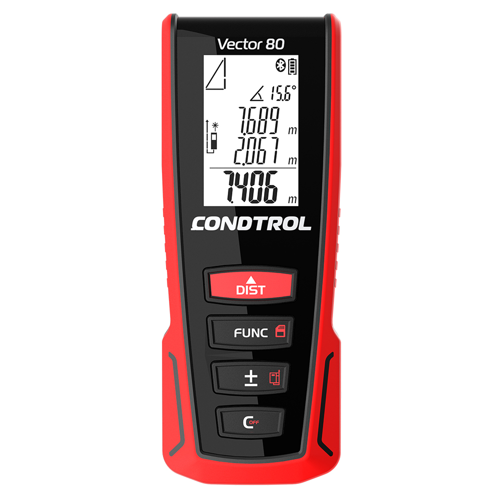 Vector 80 laser afstandsmeter van het merk Control Vector 80 laser afstandsmeter uit de categorie laser afstandmeters met artikelnummer 1-4-099