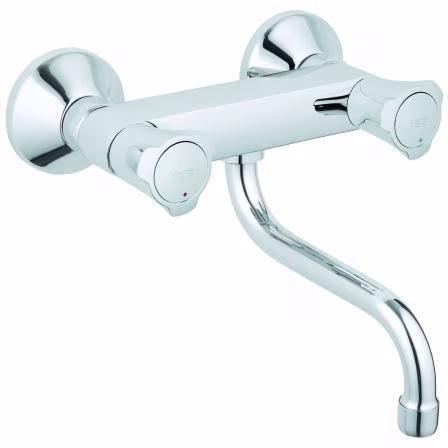 GROHE Costa 31187 DN 15 2-greeps wandkeukenkraan, chroom, uit de categorie keukenkranen met artikelnummer 6000502434