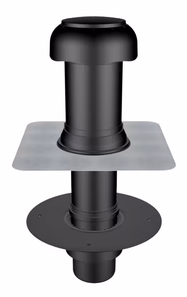 Flavent Pro ventilator bovendeel voor tweedelige woonkamerventilatie en afzuiging van het merk Klöber uit de categorie dakdoorgangen