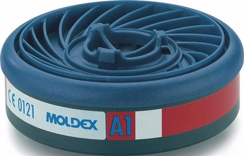 Gasfilter 910001 EN 14387:2021 A1 voor 4000 370 738, 4000 370 739 MOLDEX van het merk Moldex Gasfilter 910001 EN 14387:2021 A1 voor 4000 370 738, 4000 370 739 MOLDEX uit de categorie ademhalingsmaskers en filters met artikelnummer 4000370755