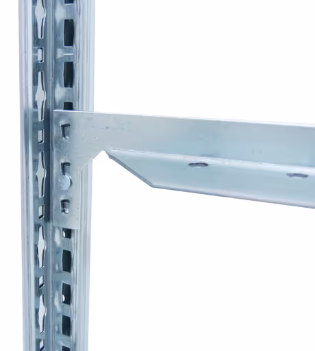 Aanbouwrekken, rekken, insteeksysteem MULTIplus330, 3000 x 1000 x 800 mm, 7 legborden, RAL 5010 gentiaanblauw/gegalvaniseerd van het merk Schulte Lagertechnik uit het assortiment insteeksysteem